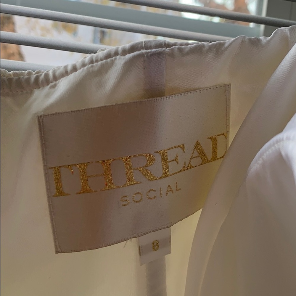 THREAD SOCIAL Dress White 8 - Picture 4 of 6